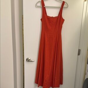 Christian Lacroix Red Maxi A-line Sleeveless Dress for Wedding Guest